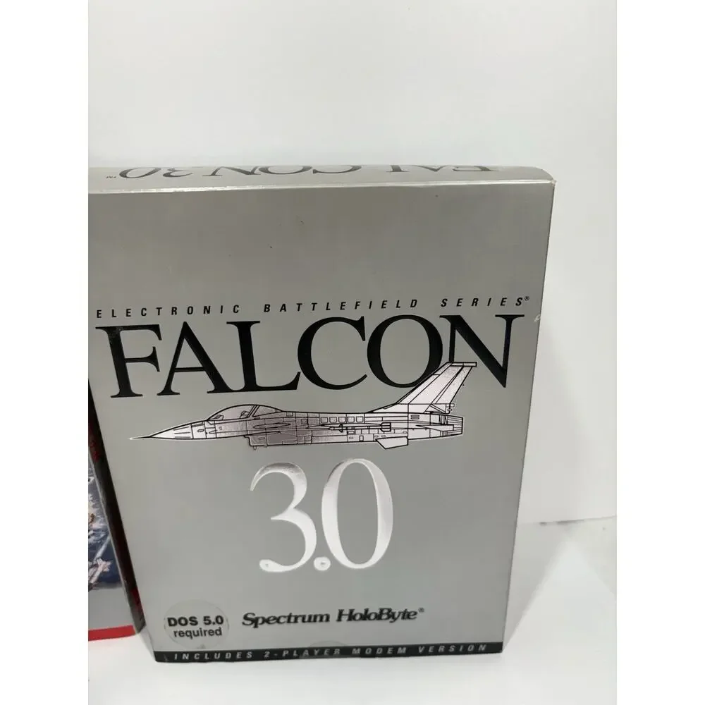 Lot Of Falcon 3.0 Complete Dos‎ SPECTRUM HOLOBYTE IBM Disks Manuals Mig29 Game